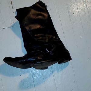 FRYE leather riding boots black Sz. 8
